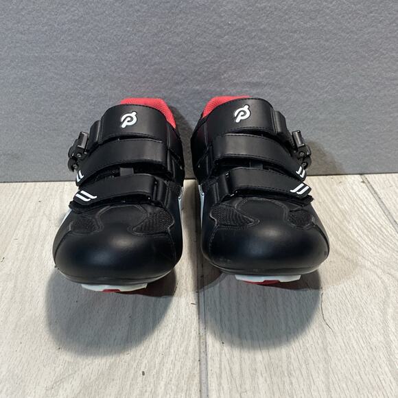 Peloton Black Athletic Cycling Shoes with Velcro Straps - Picture 2 of 11